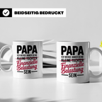 Papa Tochter Tasse - Finanzielle Belastung - Vatertag Gesche – Weiß [farbe:weiß]