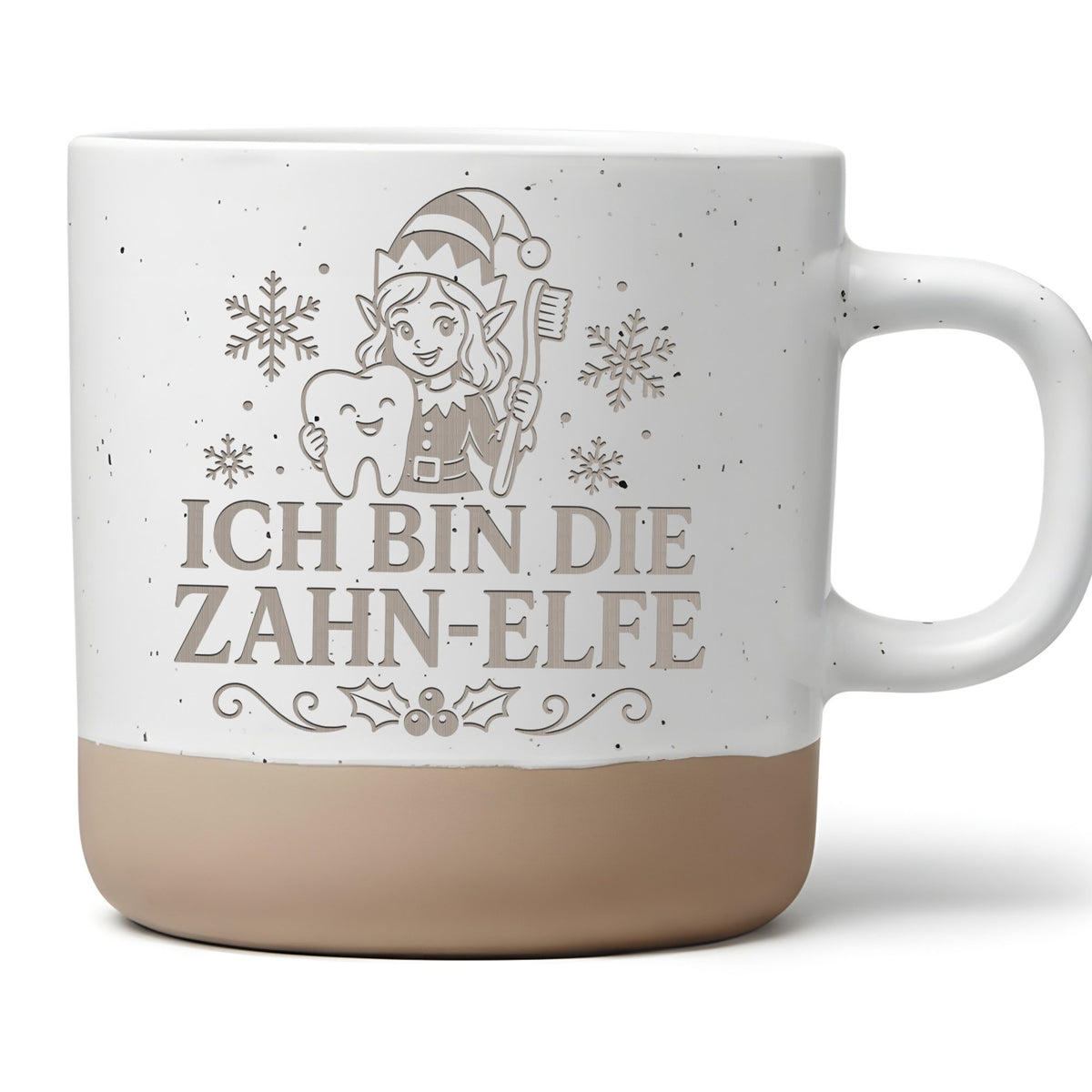Ich bin die Zahn-Elfe Tasse - Lustiges Weihnachten Geschenk für Kolleg – Bild 1