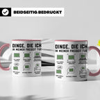 Lehrer Tasse Dinge die ich in meiner Freizeit tue lustig Spr – Rosa [farbe:rosa]