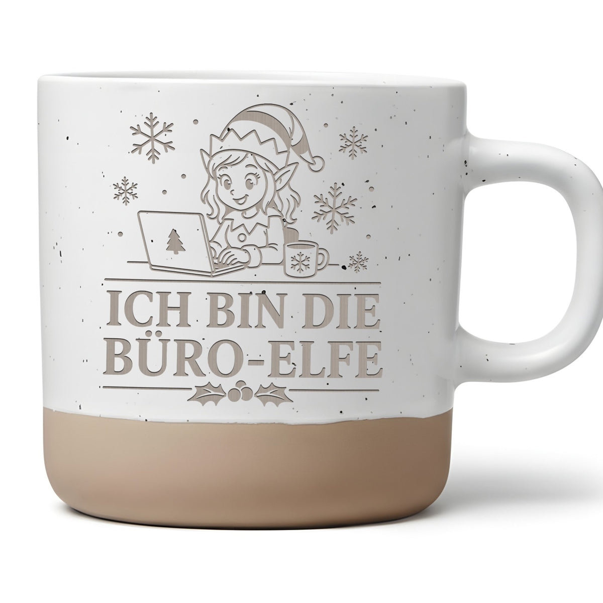 Ich bin die Büro-Elfe Tasse - Lustiges Weihnachten Geschenk für Kolleg – Bild 1