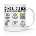 Bäcker Tasse lustig Dinge die ich in meiner Freizeit tue Spr – Weiß [farbe:weiß]