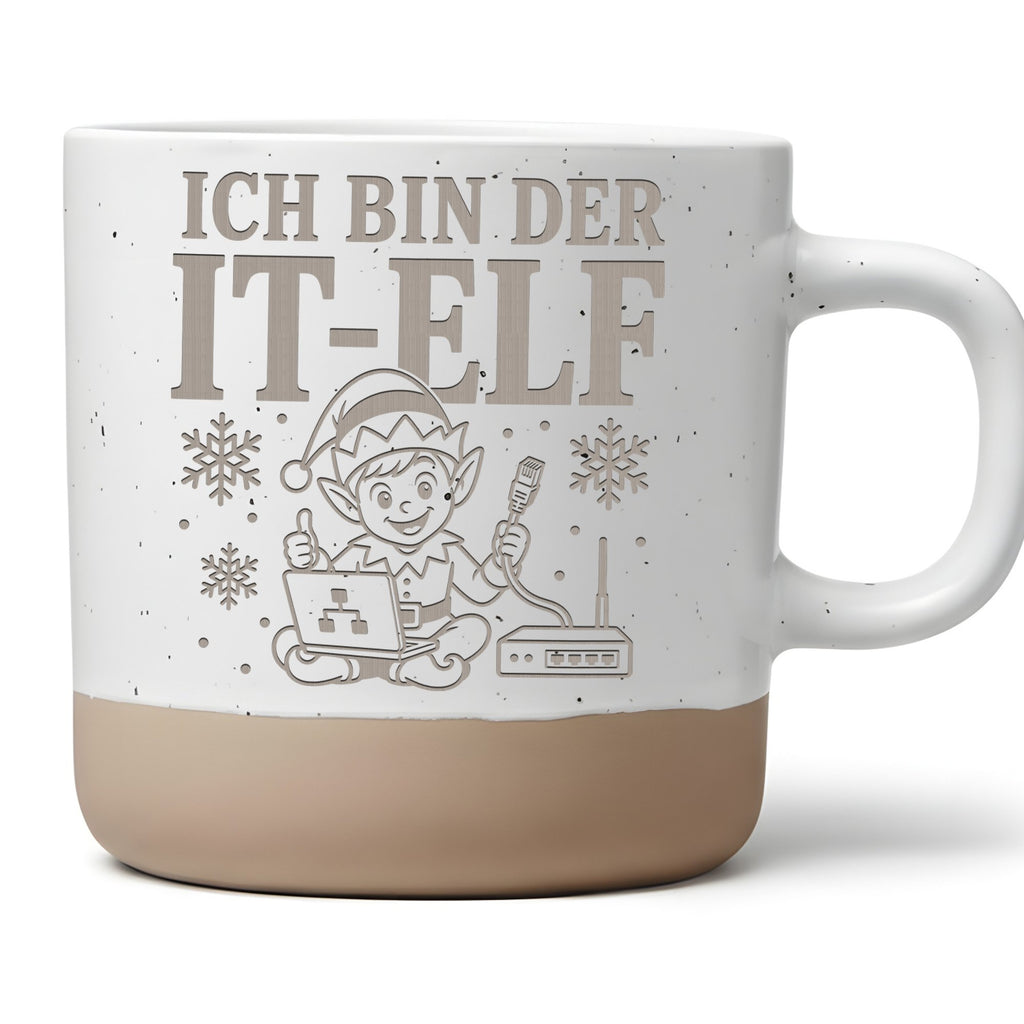 Ich bin der IT-Elf Tasse - Lustiges Weihnachten Geschenk für Kollegen  – Bild 1