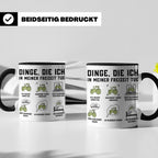Bauer Tasse Dinge die ich in meiner Freizeit tue Landwirt Tr – Schwarz [farbe:schwarz]
