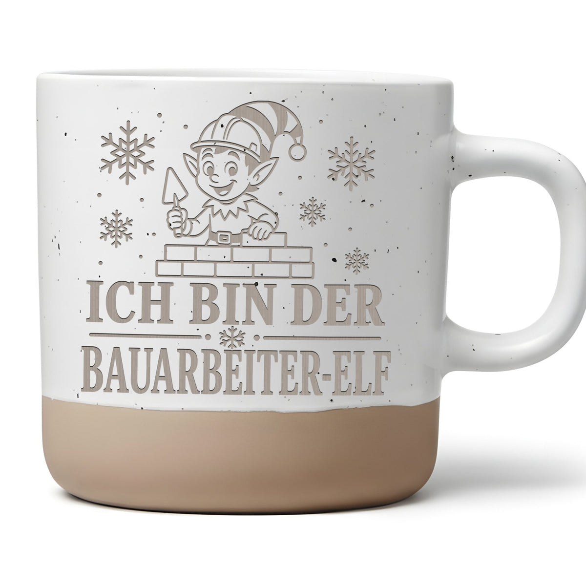 Ich bin der Bauarbeiter-Elf Tasse - Lustiges Weihnachten Geschenk für  – Bild 1