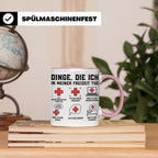 Krankenschwester Tasse lustig Dinge die ich tue Geschenk für – Rosa [farbe:rosa]