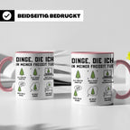 Förster Tasse mit Spruch Dinge die ich in meiner Freizeit tu – Rosa [farbe:rosa]