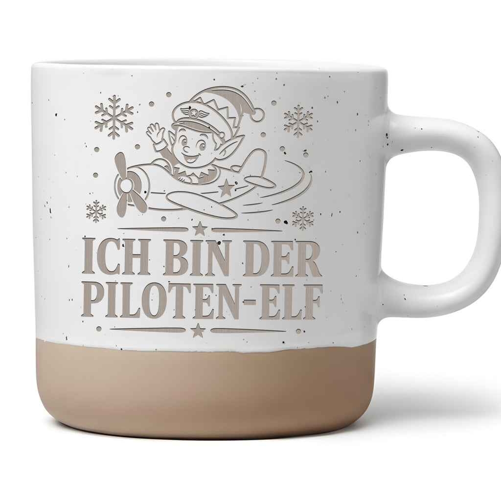Ich bin der Piloten-Elf Tasse - Lustiges Weihnachten Geschenk für Koll – Bild 1