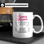 Bonusmama Tasse - Du hast mein Leben schöner gemacht Stiefmu – Weiß [farbe:weiß]