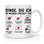 Gesangslehrer Tasse Spruch 'Dinge die ich tue' Vocal Coach G – Weiß [farbe:weiß]