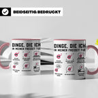 Gesangslehrer Tasse Spruch 'Dinge die ich tue' Vocal Coach G – Rosa [farbe:rosa]