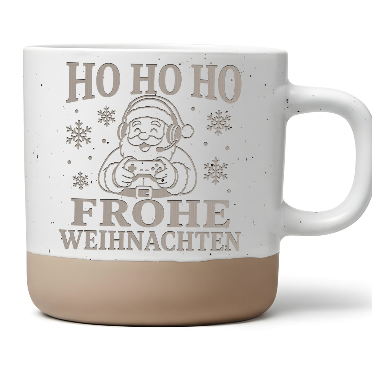 Gaming Weihnachtsmann Tasse - Frohe Weihnachten Geschenk für Gamer - H – Bild 1