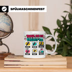 Rapper Tasse mit Spruch Dinge die ich tue | lustige Hip Hop  – Weiß [farbe:weiß]