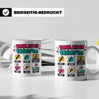 Rapper Tasse mit Spruch Dinge die ich tue | lustige Hip Hop  – Weiß [farbe:weiß]