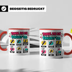 Rapper Tasse mit Spruch Dinge die ich tue | lustige Hip Hop  – Rot [farbe:rot]