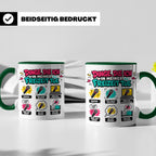Rapper Tasse mit Spruch Dinge die ich tue | lustige Hip Hop  – Grün [farbe:grün]
