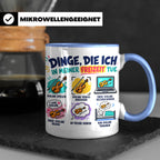 Violine Tasse mit Spruch Dinge die ich in meiner Freizeit tu – Blau [farbe:blau]