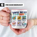 Violine Tasse mit Spruch Dinge die ich in meiner Freizeit tu – Rosa [farbe:rosa]