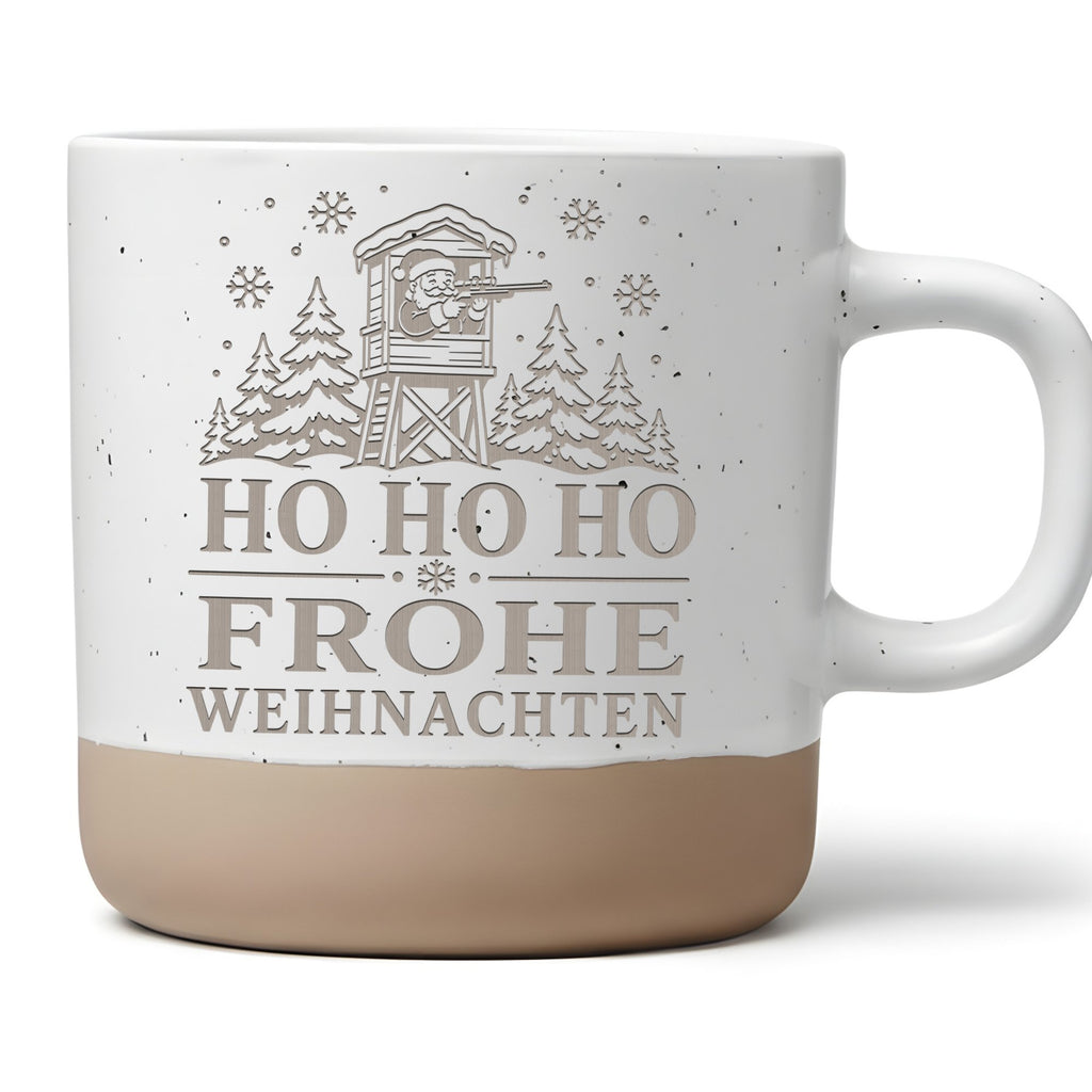 Jäger Weihnachtsmann Tasse - Frohe Weihnachten Geschenk für Papa & Opa – Bild 1