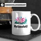 Axolotl Tasse Relaxolotl - Entspannung für Aquarien Liebhabe – Weiß [farbe:weiß]