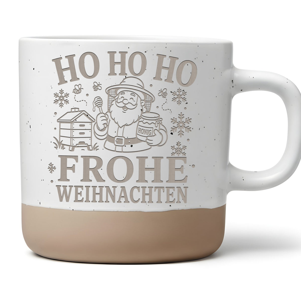 Imker Weihnachtsmann Tasse - Frohe Weihnachten Geschenk für Papa & Opa – Bild 1