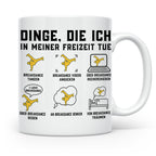 Breakdance Tasse Dinge die ich tue B-Boy Kaffeebecher Gesche – Weiß [farbe:weiß]
