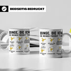 Breakdance Tasse Dinge die ich tue B-Boy Kaffeebecher Gesche – Weiß [farbe:weiß]