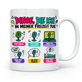 Pop Musik Fan Tasse mit Spruch "Dinge die ich in meiner Frei – Weiß [farbe:weiß]