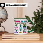 Pop Musik Fan Tasse mit Spruch "Dinge die ich in meiner Frei – Grün [farbe:grün]
