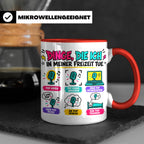 Pop Musik Fan Tasse mit Spruch "Dinge die ich in meiner Frei – Rot [farbe:rot]