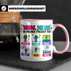 Pop Musik Fan Tasse mit Spruch "Dinge die ich in meiner Frei – Rosa [farbe:rosa]