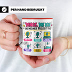 Pop Musik Fan Tasse mit Spruch "Dinge die ich in meiner Frei – Rot [farbe:rot]