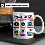 Indie Musik Tasse Spruch 'Dinge die ich tue' für Fans, Schal – Weiß [farbe:weiß]