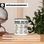 Eiskunstlauf Tasse lustig Dinge die ich tue Schlittschuhlauf – Schwarz [farbe:schwarz]