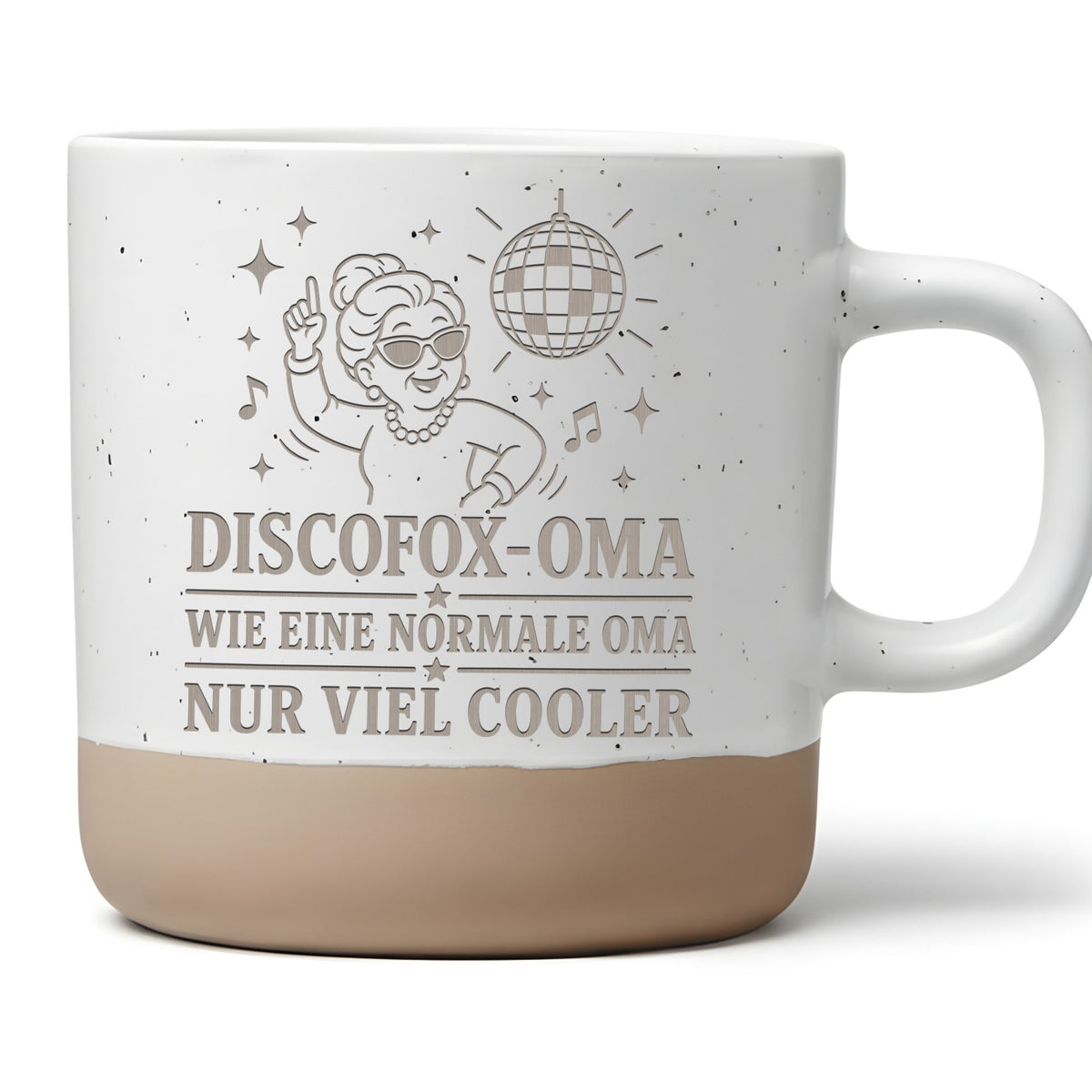 Discofox Oma Tasse wie eine normale nur viel cooler - Lustiges Geschen – Bild 1