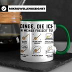 Billard Tasse "Dinge die ich tue" lustiges Geschenk für Bill – Grün [farbe:grün]