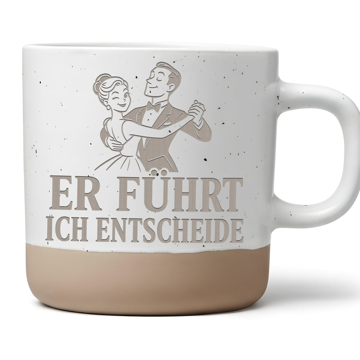 Er führt ich entscheide Tasse - Lustiges Geschenk für Tänzerin, Tanzpa – Bild 1