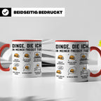Höhlenforscher Tasse Speläologie lustiger Spruch Dinge die i – Rot [farbe:rot]
