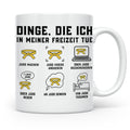 Judo Tasse Gelbgurt Dinge die ich in meiner Freizeit tue lus – Weiß [farbe:weiß]