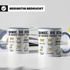 Judo Tasse Gelbgurt Dinge die ich in meiner Freizeit tue lus – Blau [farbe:blau]
