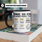 Judo Tasse Gelbgurt Dinge die ich in meiner Freizeit tue lus – Schwarz [farbe:schwarz]