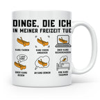 Kanu Tasse Spruch Dinge die ich tue | Geschenk für Kanute Pa – Weiß [farbe:weiß]