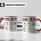 Kanu Tasse Spruch Dinge die ich tue | Geschenk für Kanute Pa – Rot [farbe:rot]