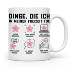 Japan Tasse Dinge die ich tue lustiger Spruch für Japan Fans – Weiß [farbe:weiß]