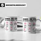 Japan Tasse Dinge die ich tue lustiger Spruch für Japan Fans – Weiß [farbe:weiß]