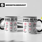 Japan Tasse Dinge die ich tue lustiger Spruch für Japan Fans – Schwarz [farbe:schwarz]