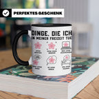 Japan Tasse Dinge die ich tue lustiger Spruch für Japan Fans – Schwarz [farbe:schwarz]