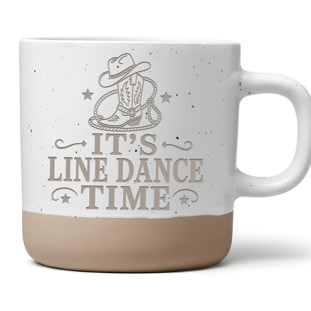 Its Line Dance Time Tasse - Geschenk für Linedancer, Country & Cowboy  – Bild 1