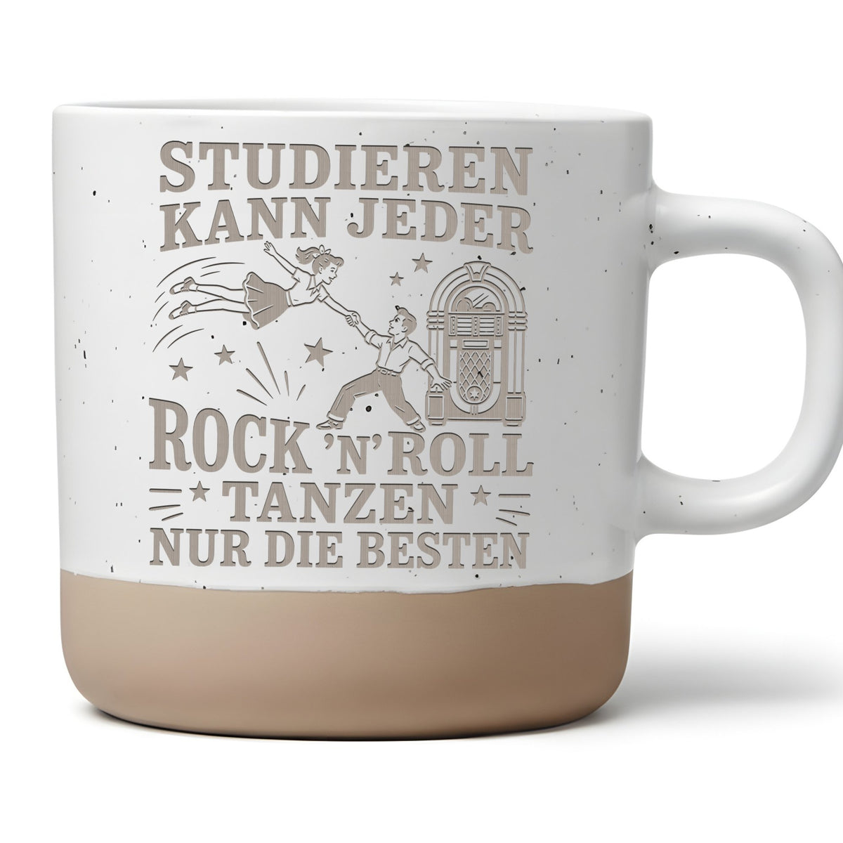 Studieren kann jeder Rock n Roll tanzen nur die Besten Tasse - Geschen – Bild 1