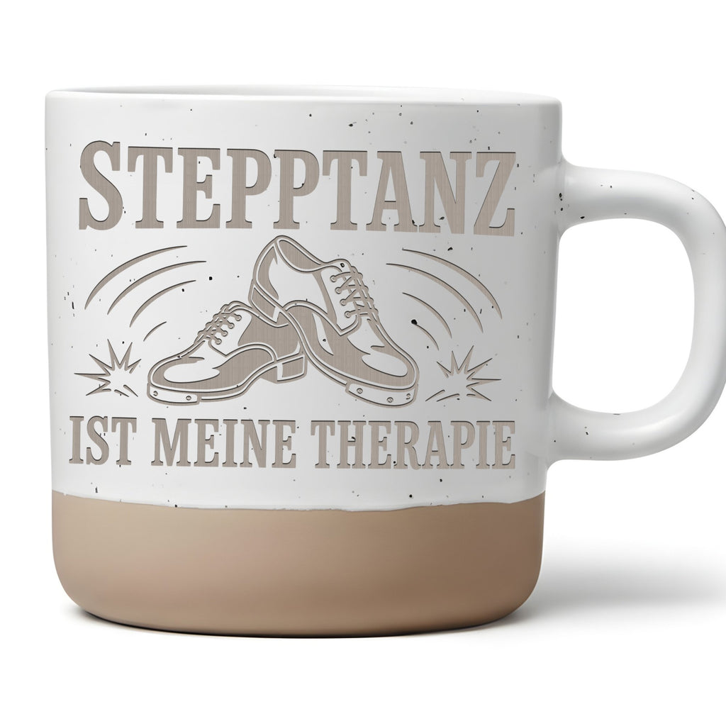 Stepptanz ist meine Therapie Tasse - Geschenk für Stepptänzerin & Tap  – Bild 1