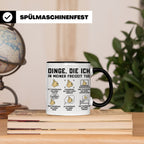 Französische Bulldogge Tasse mit Spruch. Geschenk für French – Schwarz [farbe:schwarz]